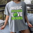 Music Teachers Love Brains Cute Teaching Halloween Women's Comfort Colors T-Shirt Gray Music Teachers Love Brains Cute Teaching Halloween Women's Comfort Colors T-Shirt Gray