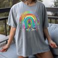 Musical Teacher Teaching Music Is My Jam Rainbow Tie Dye Women's Comfort Colors T-Shirt Gray