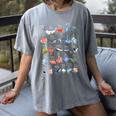 Ocean Animals Alphabet Cute Sea Life ABC Marine Kids Teacher Women's Comfort Colors T-Shirt Gray Ocean Animals Alphabet Cute Sea Life ABC Marine Kids Teacher Women's Comfort Colors T-Shirt Gray