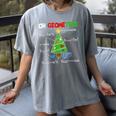 Oh Geometree Christmas Tree Geometry Math Teacher Women's Comfort Colors T-Shirt Gray