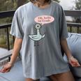 Oh Hello First Graders Cute Pigeon 1st Grade Teacher Women's Comfort Colors T-Shirt Gray Oh Hello First Graders Cute Pigeon 1st Grade Teacher Women's Comfort Colors T-Shirt Gray