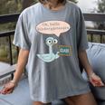 Oh Hello Kindergarteners Shirt Cute Pigeon Teacher Tee Women's Comfort Colors T-Shirt Gray Oh Hello Kindergarteners Shirt Cute Pigeon Teacher Tee Women's Comfort Colors T-Shirt Gray