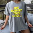 One Hundred Days Later 100th Day Of School Teacher Student Women's Comfort Colors T-Shirt Gray