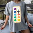 Paint Palette ArtSet Halloween Costume For Teachers Students For Men Women Kids Women's Comfort Colors T-Shirt Gray