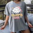 Pajama Day School Spirit Week Fun Cloud Teacher Women's Comfort Colors T-Shirt Gray