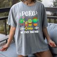 PARA Crew School Cactus Team PARA Teacher Squad For Men Women Kids Women's Comfort Colors T-Shirt Gray PARA Crew School Cactus Team PARA Teacher Squad For Men Women Kids Women's Comfort Colors T-Shirt Gray