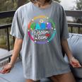 PARA Dream Team Teacher Paraprofessional Paraeducator Women's Comfort Colors T-Shirt Gray