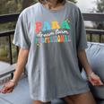 Para Paraprofessional Dream Crew Team Back To School Teacher Women's Comfort Colors T-Shirt Gray