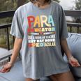 Paraeducator Paraprofessional SPED Teacher Women's Comfort Colors T-Shirt Gray Paraeducator Paraprofessional SPED Teacher Women's Comfort Colors T-Shirt Gray