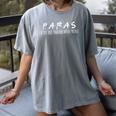 Paras I'Ll Be There For You Teacher Women's Comfort Colors T-Shirt Gray