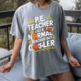 PE Coach PE Teacher Like Normal Teacher But Cooler Women's Comfort Colors T-Shirt Gray