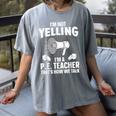 PE Teacher Art For Men Women Gym Teacher Physical Education Women's Comfort Colors T-Shirt Gray PE Teacher Art For Men Women Gym Teacher Physical Education Women's Comfort Colors T-Shirt Gray