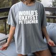 PE Teacher Women's Comfort Colors T-Shirt Gray
