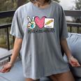 Peace Love Visuals Special Education Teacher Dream Team Women's Comfort Colors T-Shirt Gray Peace Love Visuals Special Education Teacher Dream Team Women's Comfort Colors T-Shirt Gray