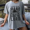 Piano Teacher Pianist Women's Comfort Colors T-Shirt Gray Piano Teacher Pianist Women's Comfort Colors T-Shirt Gray