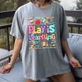 Play Is Learning Educational Teacher Women Women's Comfort Colors T-Shirt Gray Play Is Learning Educational Teacher Women Women's Comfort Colors T-Shirt Gray
