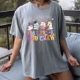 Pre-K Boo Crew Ghost Halloween Teacher Student Women's Comfort Colors T-Shirt Gray Pre-K Boo Crew Ghost Halloween Teacher Student Women's Comfort Colors T-Shirt Gray