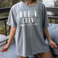 Pre-K Crew 1st Day Of School Pre-K Teacher Team Women's Comfort Colors T-Shirt Gray Pre-K Crew 1st Day Of School Pre-K Teacher Team Women's Comfort Colors T-Shirt Gray