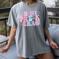 In My Pre K Era Groovy Back To School First Day Teacher Kids Women's Comfort Colors T-Shirt Gray In My Pre K Era Groovy Back To School First Day Teacher Kids Women's Comfort Colors T-Shirt Gray