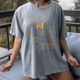Pre K Kindergarten Hi Alphabet Back To School Teachers Men Women Girls Kids Women's Comfort Colors T-Shirt Gray Pre K Kindergarten Hi Alphabet Back To School Teachers Men Women Girls Kids Women's Comfort Colors T-Shirt Gray