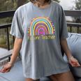 Pre-K Preschool Kindergarten Future Teacher Rainbow Women's Comfort Colors T-Shirt Gray Pre-K Preschool Kindergarten Future Teacher Rainbow Women's Comfort Colors T-Shirt Gray