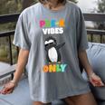 Pre-K Vibes Only Penguin Teachers Kids Back To School Women's Comfort Colors T-Shirt Gray Pre-K Vibes Only Penguin Teachers Kids Back To School Women's Comfort Colors T-Shirt Gray