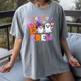 Preschool Boo Crew Preschool Halloween Costume Teacher Kid Women's Comfort Colors T-Shirt Gray Preschool Boo Crew Preschool Halloween Costume Teacher Kid Women's Comfort Colors T-Shirt Gray