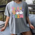 Preschool Boo Crew Preschool Teacher Student Halloween Women's Comfort Colors T-Shirt Gray