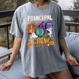 Principal Boo Crew Teacher Student Halloween Costume For Men Women Kids Women's Comfort Colors T-Shirt Gray Principal Boo Crew Teacher Student Halloween Costume For Men Women Kids Women's Comfort Colors T-Shirt Gray