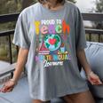 Proud To Teach Multilingual Learner ESL English Teacher Women's Comfort Colors T-Shirt Gray Proud To Teach Multilingual Learner ESL English Teacher Women's Comfort Colors T-Shirt Gray