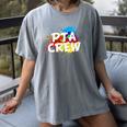 PTA Crew Back To School Volunteer Board Mom Parent Teacher Women's Comfort Colors T-Shirt Gray