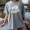 PTA Squad Parent Teacher Association Back To School Teacher Women's Comfort Colors T-Shirt Gray PTA Squad Parent Teacher Association Back To School Teacher Women's Comfort Colors T-Shirt Gray