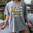 Pumpkin Ghost Equation Math Teacher Halloween Costume Women's Comfort Colors T-Shirt Gray Pumpkin Ghost Equation Math Teacher Halloween Costume Women's Comfort Colors T-Shirt Gray