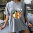 Pumpkin Music Teacher Halloween Fall Music Notes Autumn Women's Comfort Colors T-Shirt Gray Pumpkin Music Teacher Halloween Fall Music Notes Autumn Women's Comfort Colors T-Shirt Gray