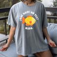 Que Hace Un Pez Nada Spanish Teacher Bilingual Teacher Dual Women's Comfort Colors T-Shirt Gray