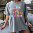 Rainbow Happy Dot Day Shirts Teacher Kids September 15th Women's Comfort Colors T-Shirt Gray Rainbow Happy Dot Day Shirts Teacher Kids September 15th Women's Comfort Colors T-Shirt Gray