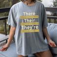 There Their They'Re T Shirt English Grammar Teacher For Men Women Women's Comfort Colors T-Shirt Gray There Their They'Re T Shirt English Grammar Teacher For Men Women Women's Comfort Colors T-Shirt Gray