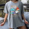 If You Can Read This Thank A Teacher Women's Comfort Colors T-Shirt Gray