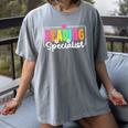 Reading Specialist Back To School Reading Teacher Women's Comfort Colors T-Shirt Gray Reading Specialist Back To School Reading Teacher Women's Comfort Colors T-Shirt Gray