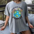 Reduce Reuse Recycle Respect Earth Day Teacher Girl Women Women's Comfort Colors T-Shirt Gray