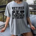 Retirement But Always A Pe Teacher At Heart Pride Shirt Women's Comfort Colors T-Shirt Gray