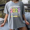 Retirement Class Of 2026 Teacher Countdown Loading Teacher Women's Comfort Colors T-Shirt Gray