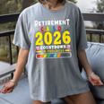 Retirement Primary Elementary Teacher 2026 Retiring Progress Women's Comfort Colors T-Shirt Gray