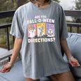 Retro Are You Fall O Ween Directions Teacher Halloween Ghost Women's Comfort Colors T-Shirt Gray Retro Are You Fall O Ween Directions Teacher Halloween Ghost Women's Comfort Colors T-Shirt Gray