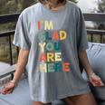 Retro I’m Glad You Are Here Women Men Teacher Women's Comfort Colors T-Shirt Gray Retro I’m Glad You Are Here Women Men Teacher Women's Comfort Colors T-Shirt Gray