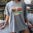 Retro Kickin It 3rd Grade Style Teacher Back To School Men Women Women's Comfort Colors T-Shirt Gray