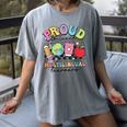 Retro Proud To Teach Multilingual Learners English Teacher Women's Comfort Colors T-Shirt Gray Retro Proud To Teach Multilingual Learners English Teacher Women's Comfort Colors T-Shirt Gray