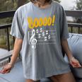 Scary Key Signature Boo Music Halloween Musician Teacher Men Women Women's Comfort Colors T-Shirt Gray Scary Key Signature Boo Music Halloween Musician Teacher Men Women Women's Comfort Colors T-Shirt Gray