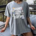 Science Because Figuring Things Out Teacher Pro Scientific Women's Comfort Colors T-Shirt Gray Science Because Figuring Things Out Teacher Pro Scientific Women's Comfort Colors T-Shirt Gray