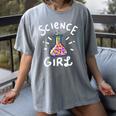 Science Girl Chemistry Biology Student Teacher Women's Comfort Colors T-Shirt Gray